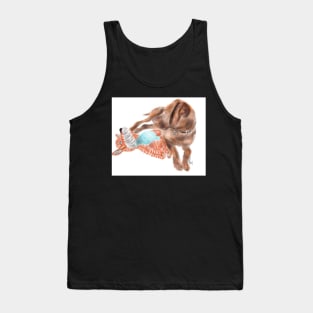 A Vizsla Puppy With Friend Tank Top